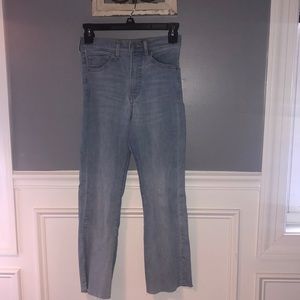 Express Cropped Flare Jeans
